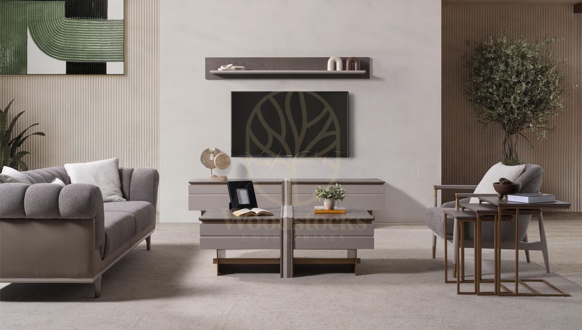 Luxury Sidney Handcrafted Teak Sofa Set II, Saharanpur, view 10