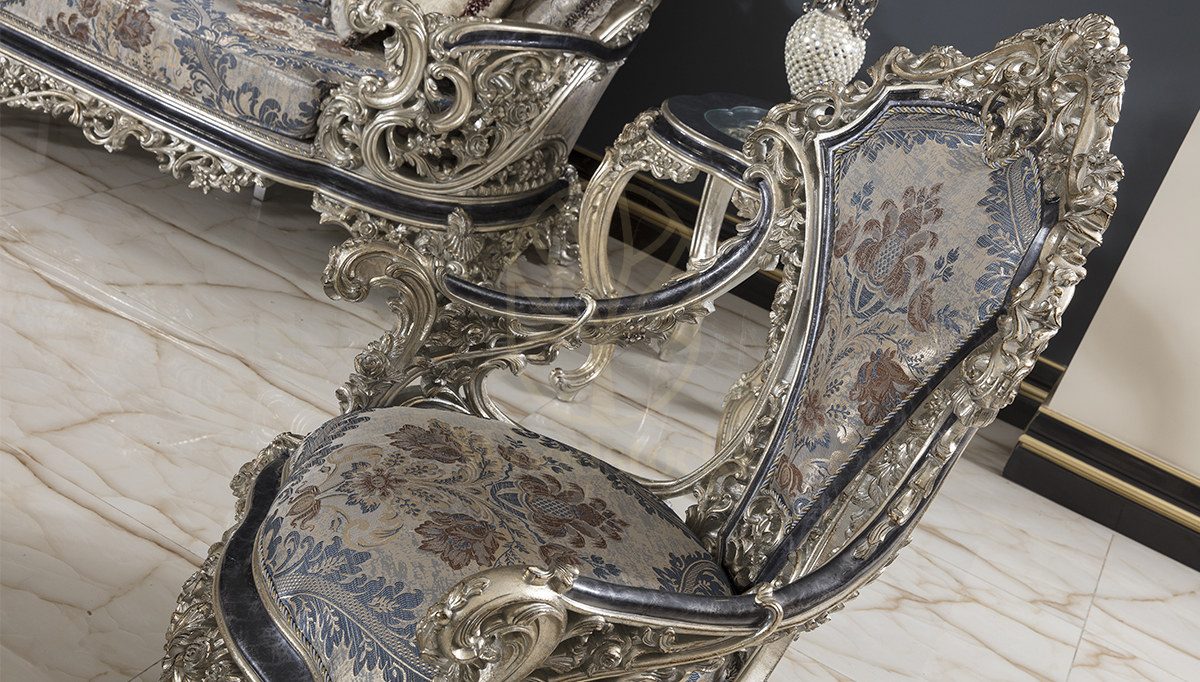 Royal Mercan Hand Carved Teak Sofa Set, Saharanpur, view 4