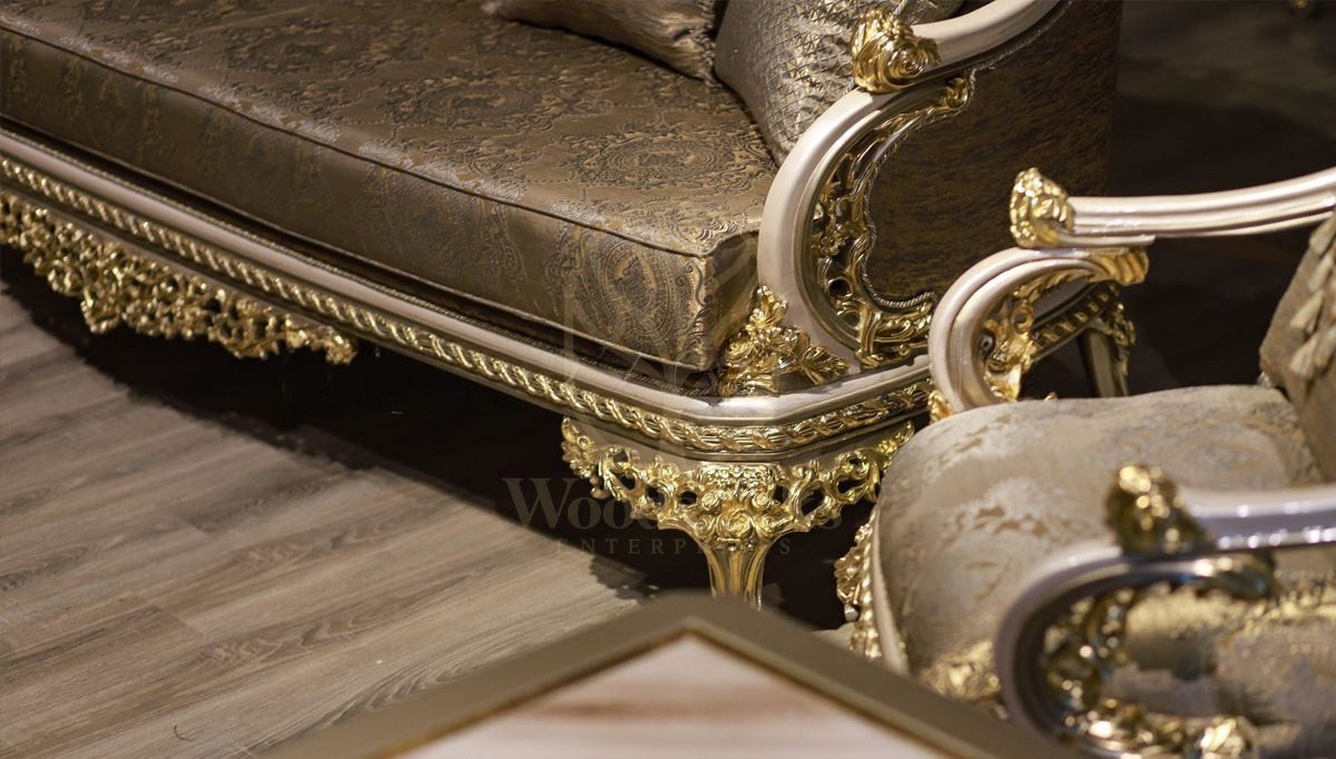 Royal Tetova Hand Carved Teak Sofa Set, Saharanpur, view 9