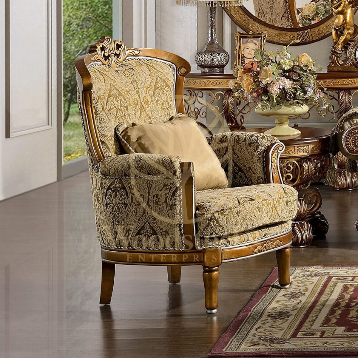 Teak Royal Living Room Chair VI, Chairs