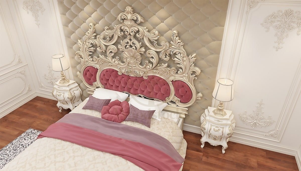 Royal Mayura Hand Carved Teak King Size Bed, Saharanpur, view 3