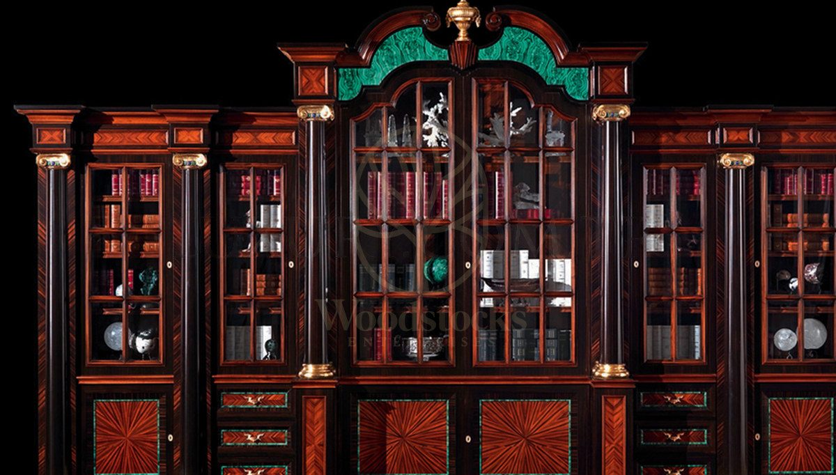Royal Ahesta Bronze Hand Carved Teak Office Table, Saharanpur, view 6