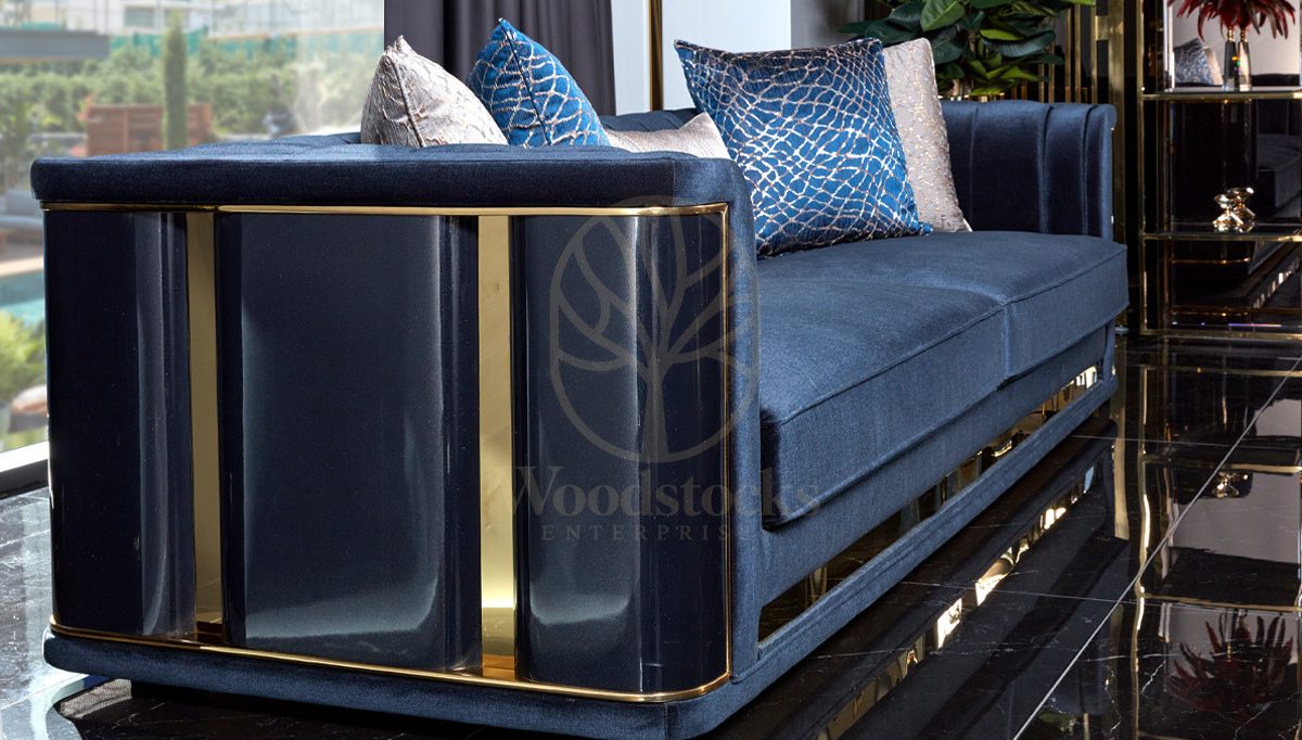 Luxury Nordic Handcrafted Teak Sofa Set, Saharanpur, view 10