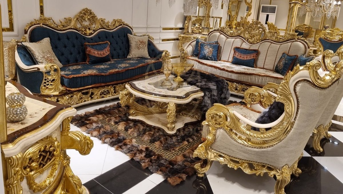 Royal Kral Hand Carved Teak Sofa Set, Saharanpur, view 7