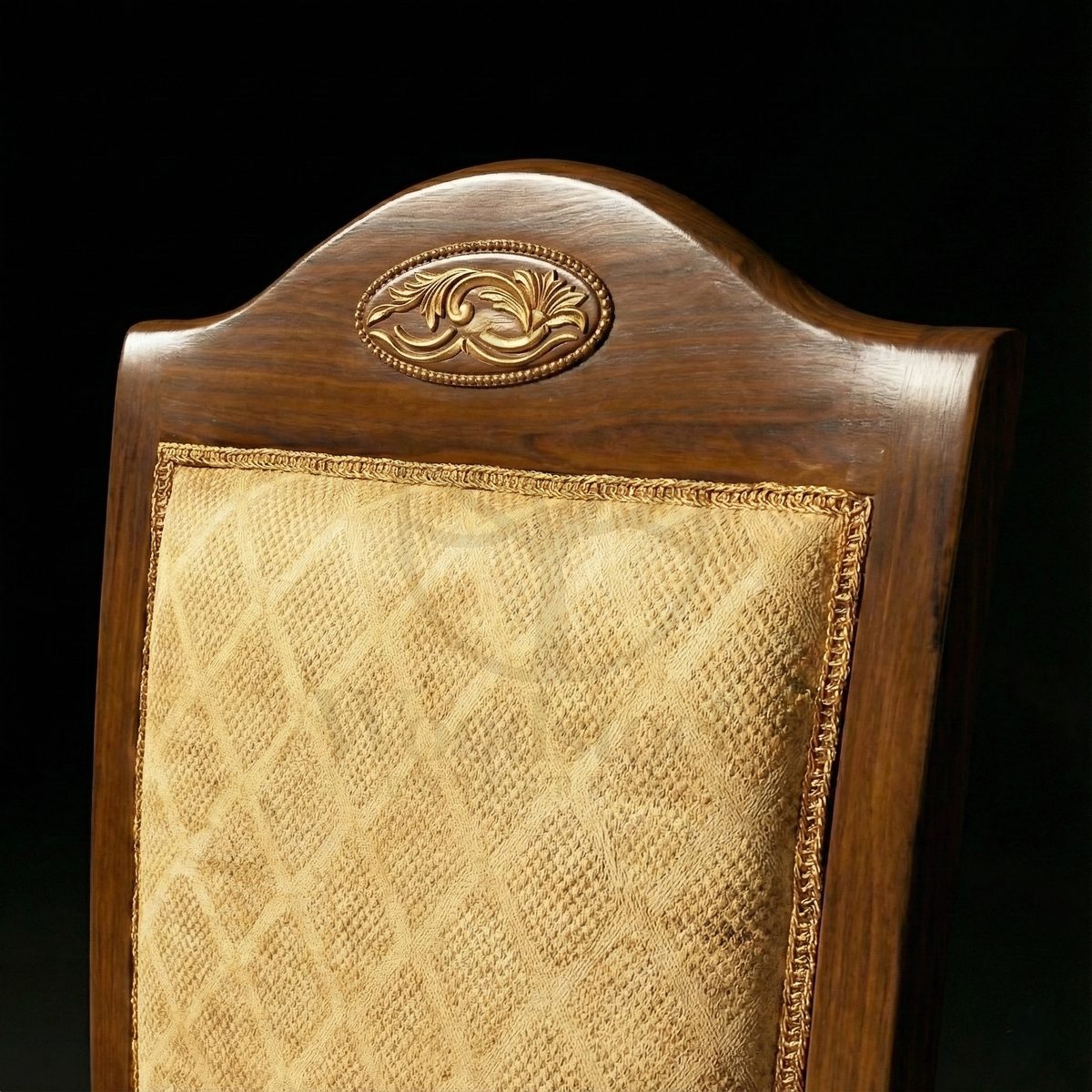 Royal Hand Carved Teak Whispers of the Petit Trianon Rococo Dining Ensemble, Saharanpur, view 6