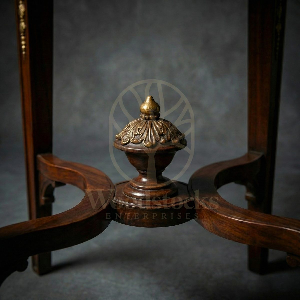 Royal Teak Versailles Neoclassical Side Tables, Saharanpur, view 4