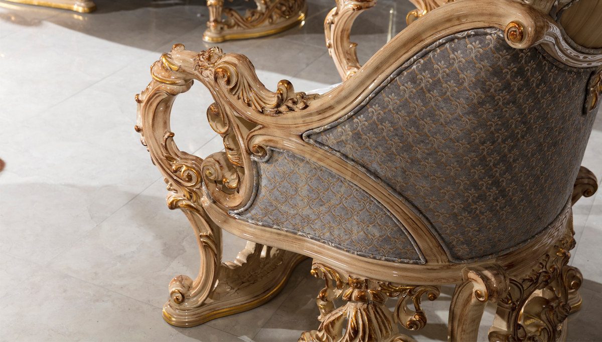 Royal Firuze Hand Carved Teak Sofa Set, Saharanpur, view 4
