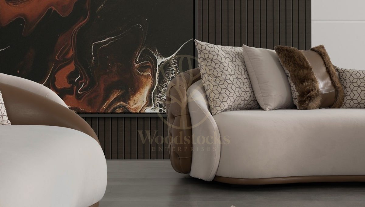 Luxury Adelin Handcrafted Teak Sofa Set, Saharanpur, view 3