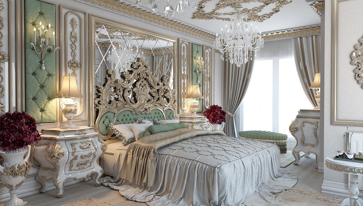 Royal Abudabi Beige Hand Carved Teak King Size Bed, Saharanpur, King Size Bed