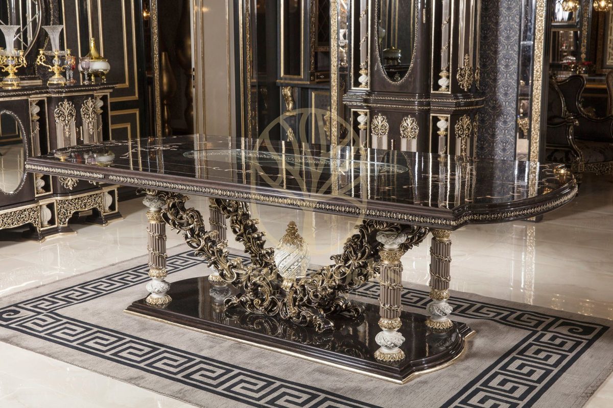 Teak Monaco Charcoal and Silver Dining Set, view 14