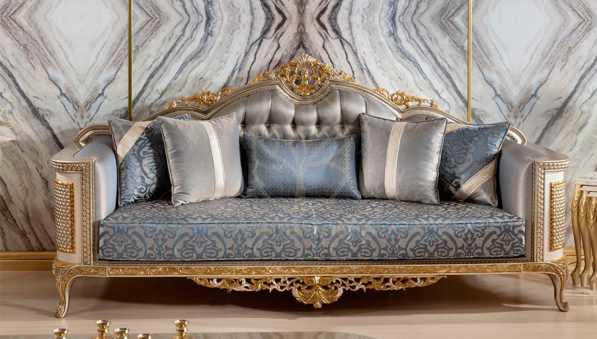 Royal Elmas Hand Carved Teak Sofa Set, Saharanpur, view 2