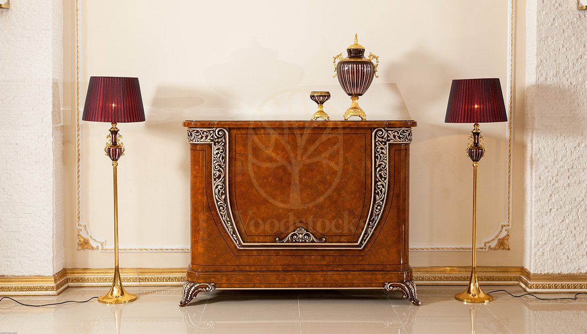 Royal Safir Hand Carved Teak Dining Table Set, Saharanpur, view 6