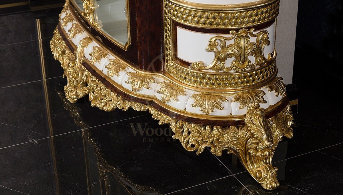 Royal Hunkar Hand Carved Teak Dining Table Set, Saharanpur, view 10