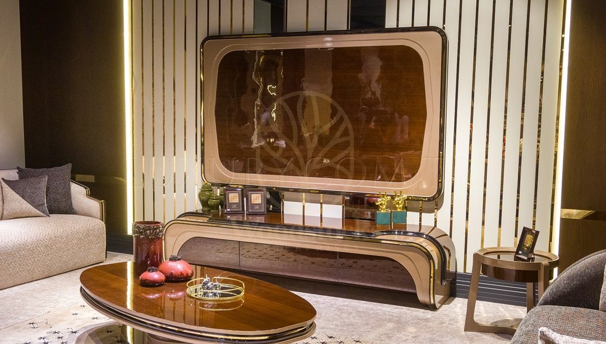 Luxury Luna Handcrafted Teak TV Cabinet, Saharanpur, TV Cabinet