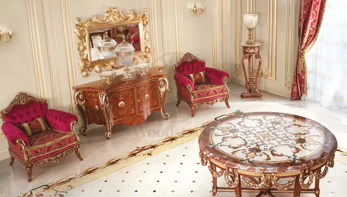 Royal Jeddah Majlis Hand Carved Teak Sofa Set, Saharanpur, view 2