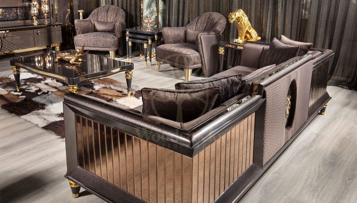 Luxury Viena Handcrafted Teak Sofa Set, Saharanpur, view 2