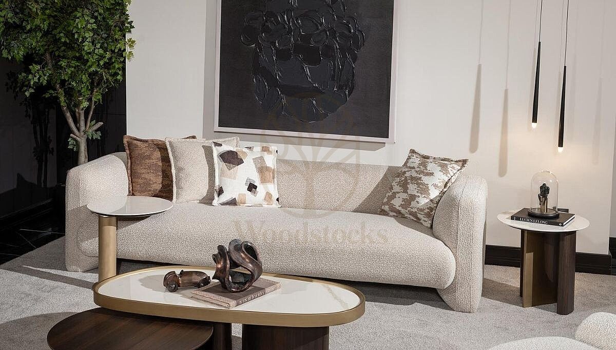 Luxury Monaco Handcrafted Teak Sofa Set, Saharanpur, view 2