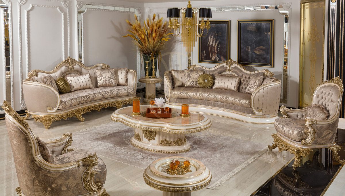 Royal Neova Hand Carved Teak Sofa Set, Saharanpur, Sofa Set