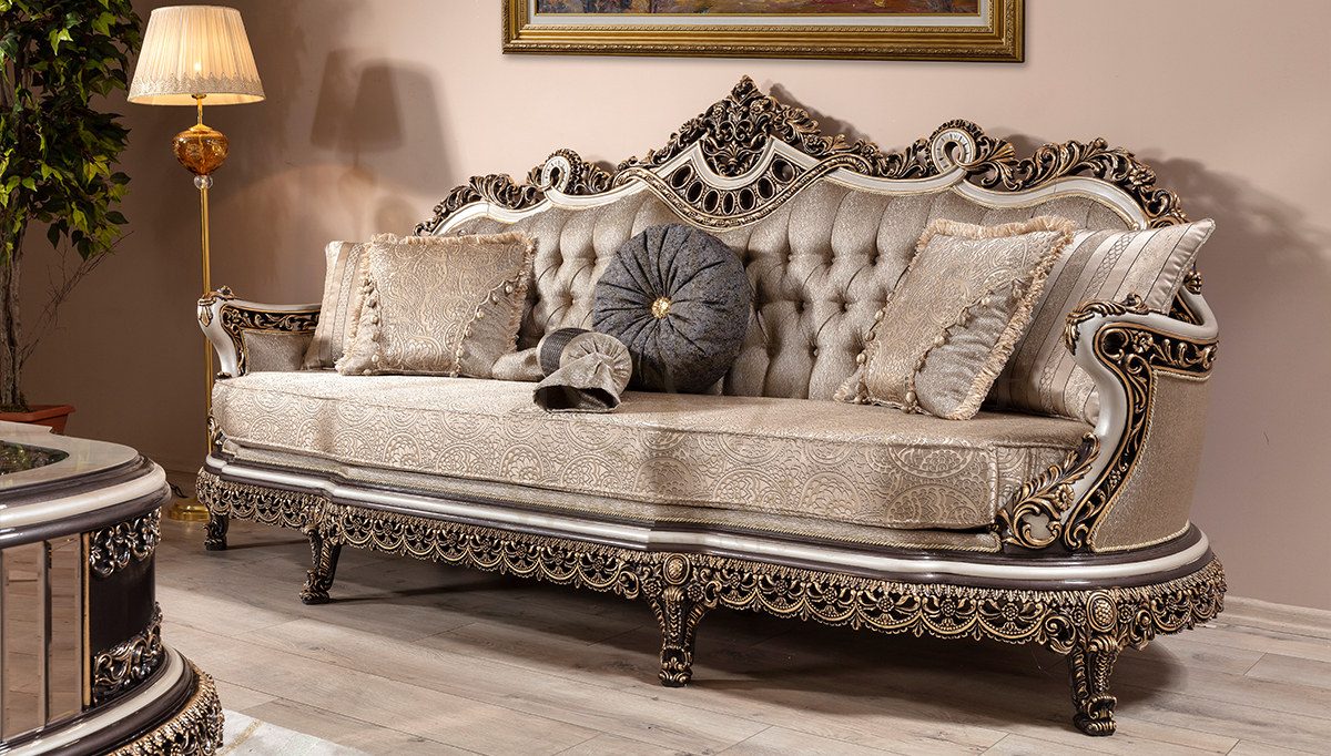 Royal Royena Hand Carved Teak Sofa Set, Saharanpur, view 3
