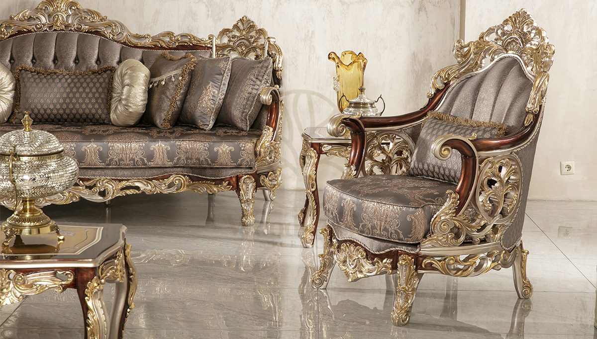 Royal Nepal Hand Carved Teak Sofa Set, Saharanpur, view 5