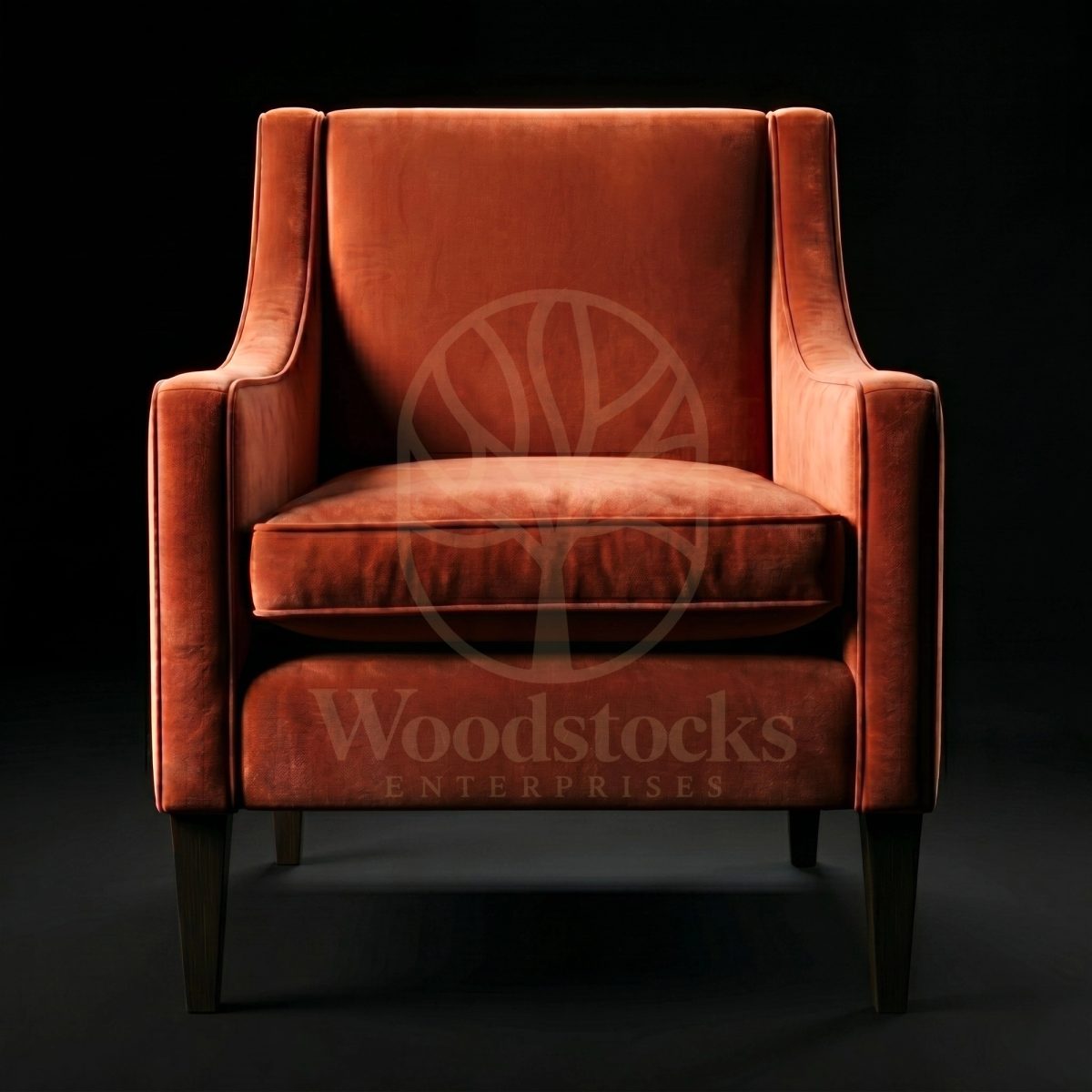 Luxury Teak Fitzrovia Tailored Club Armchair, Saharanpur, view 2