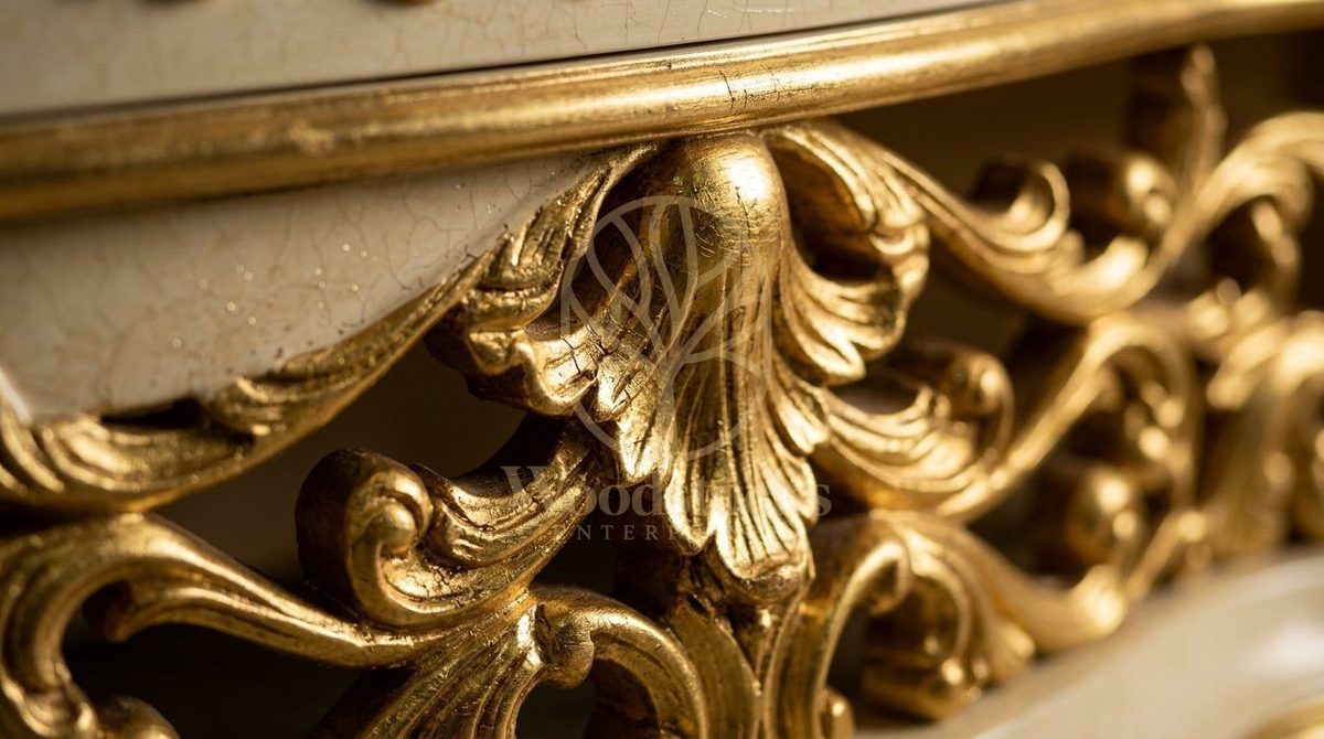 Teak Ornate Gold Dressing Table II, view 3