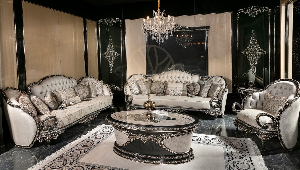 Royal Hazine Hand Carved Teak Sofa Set, Saharanpur, Sofa Set