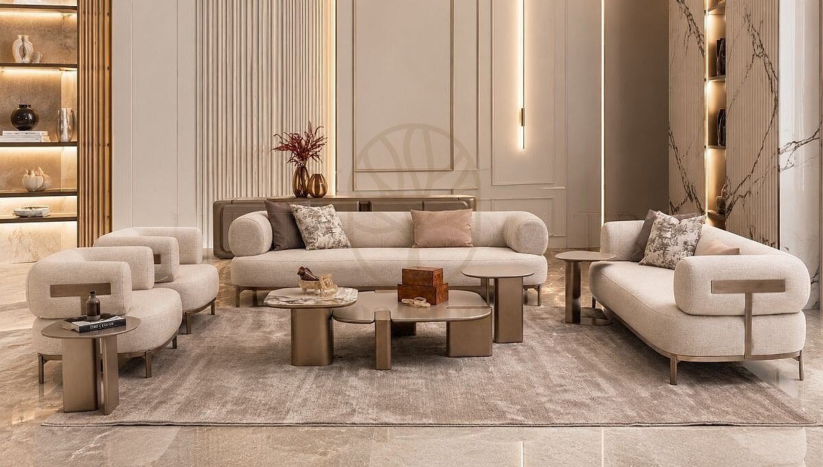 Luxury Mesa Handcrafted Teak Sofa Set, Saharanpur, Sofa Set