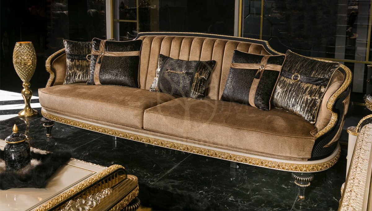 Royal Serenity Hand Carved Teak Sofa Set, Saharanpur, view 5