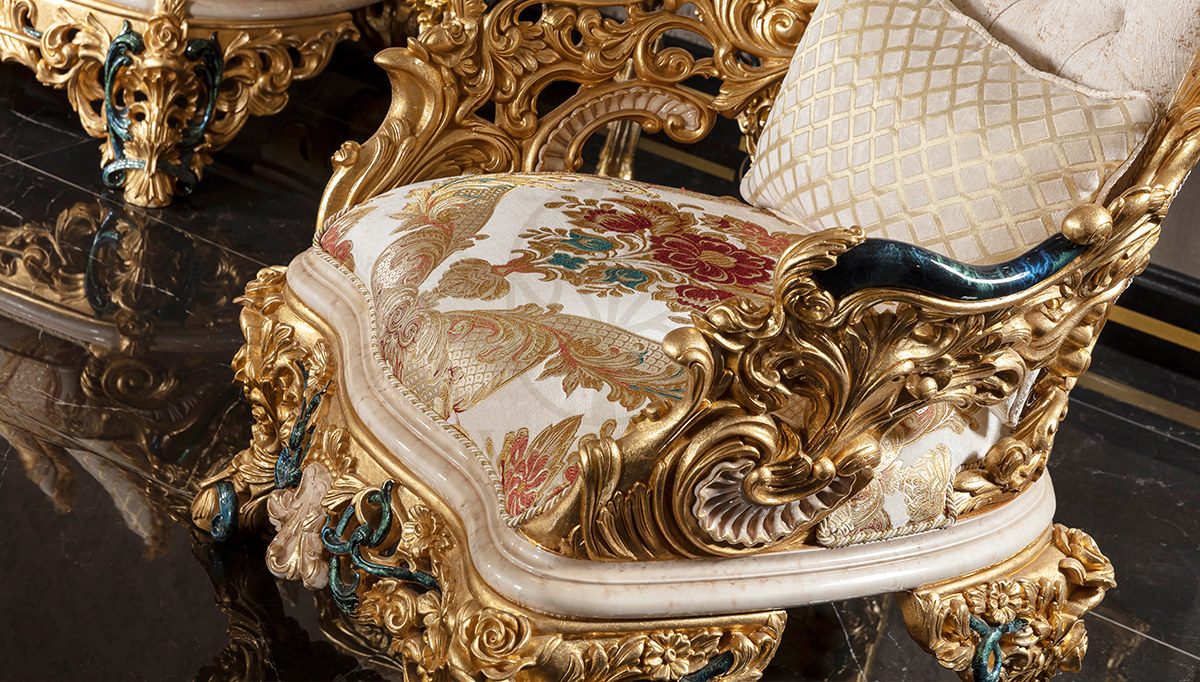 Royal Ciragan Hand Carved Teak Sofa Set II, Saharanpur, view 8