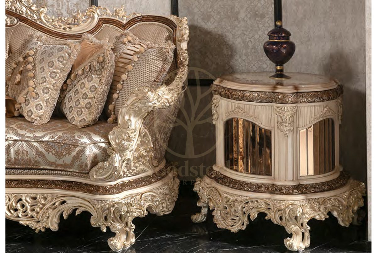 Royal Levante Hand Carved Teak Sofa Set, Saharanpur, view 2