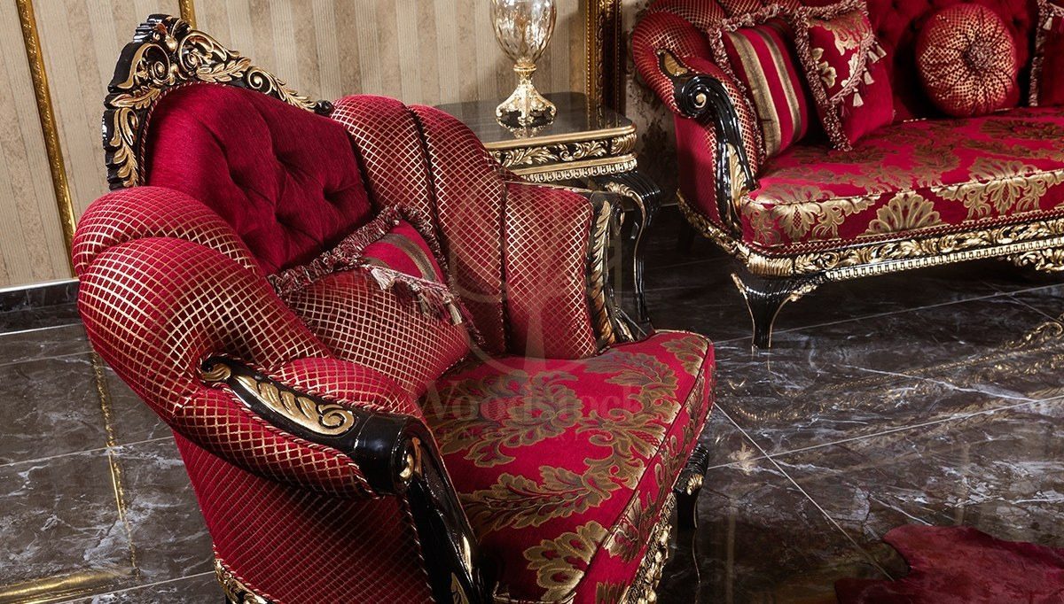 Royal Sadrazam Hand Carved Teak Sofa Set, Saharanpur, view 3