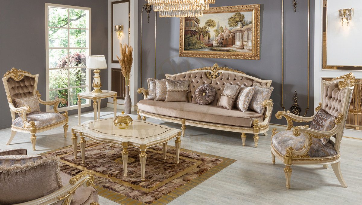Royal Valente Hand Carved Teak Sofa Set, Saharanpur, view 2