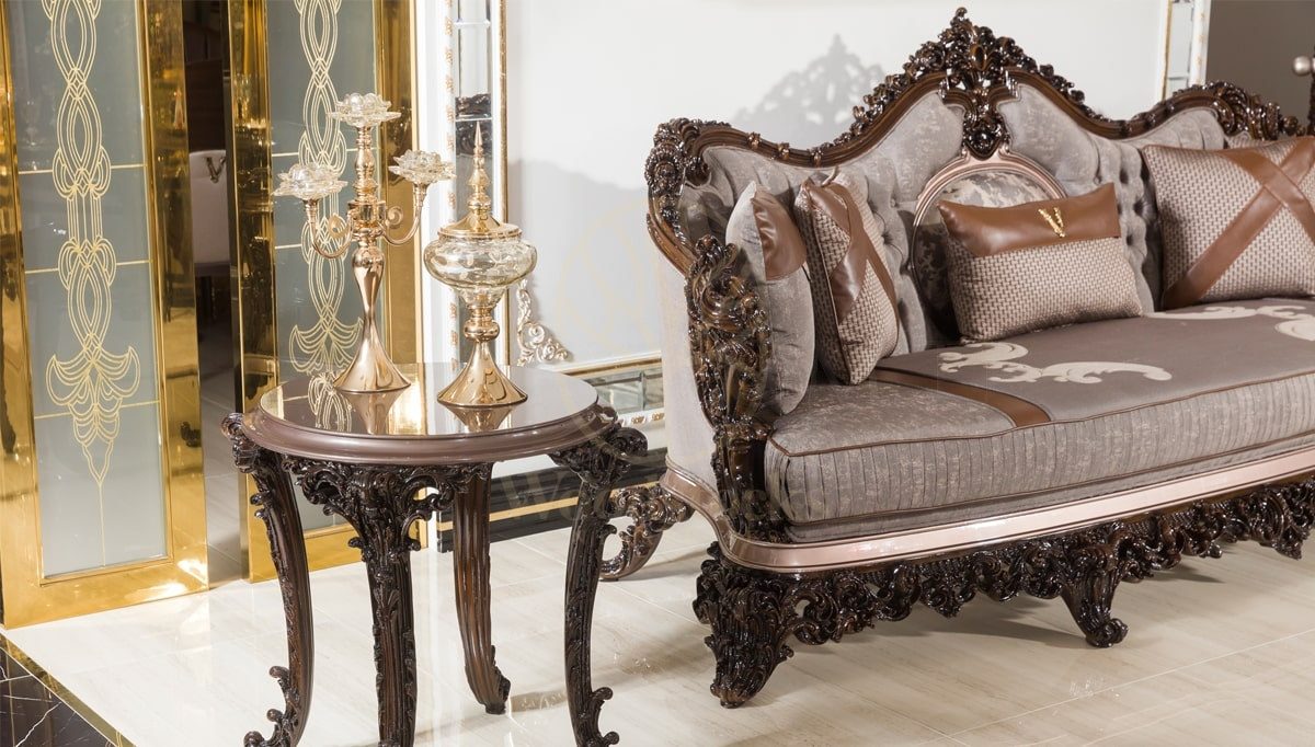 Royal Doyle Hand Carved Teak Sofa Set, Saharanpur, view 5