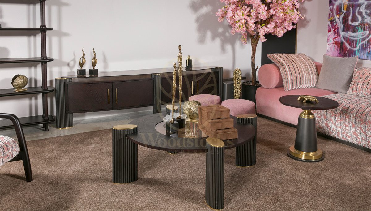 Luxury Vuitton Handcrafted Teak Sofa Set, Saharanpur, view 5