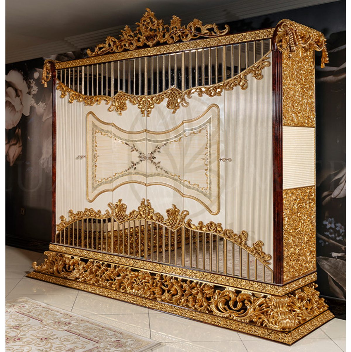 Royal Hisar Hand Carved Teak King Size Bed, Saharanpur, view 10