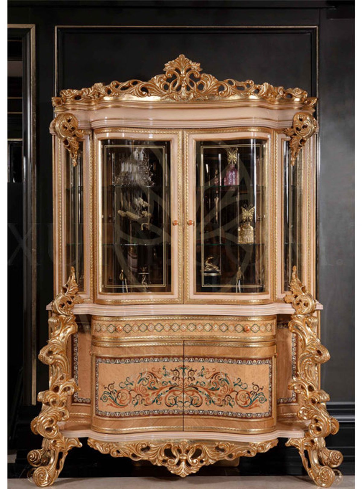 Royal Panamera Cream Hand Carved Teak Dining Table Set, Saharanpur, view 10