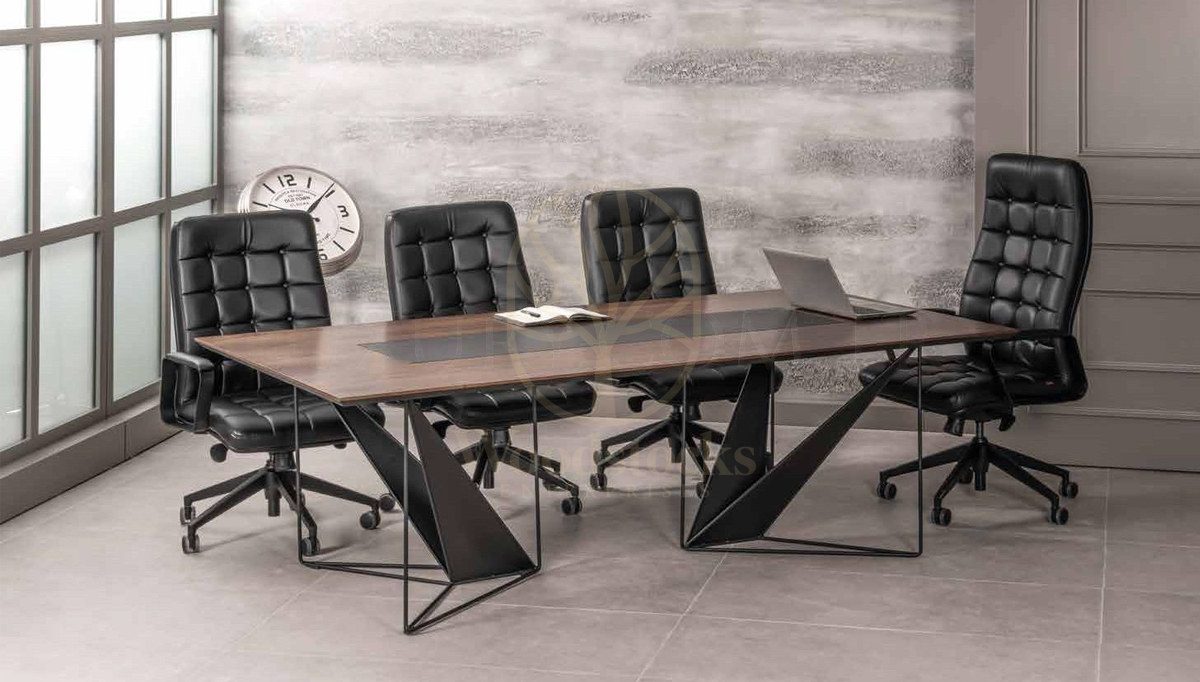 Luxury Hanley Handcrafted Teak Office Table, Saharanpur, view 6