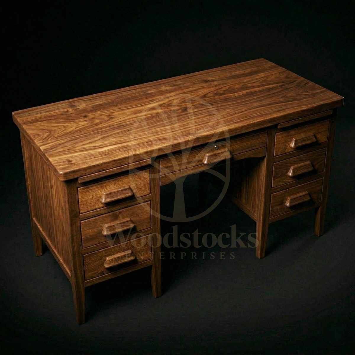 Luxury Teak Copenhagen Mid-Century Writing Desk, Saharanpur, view 4