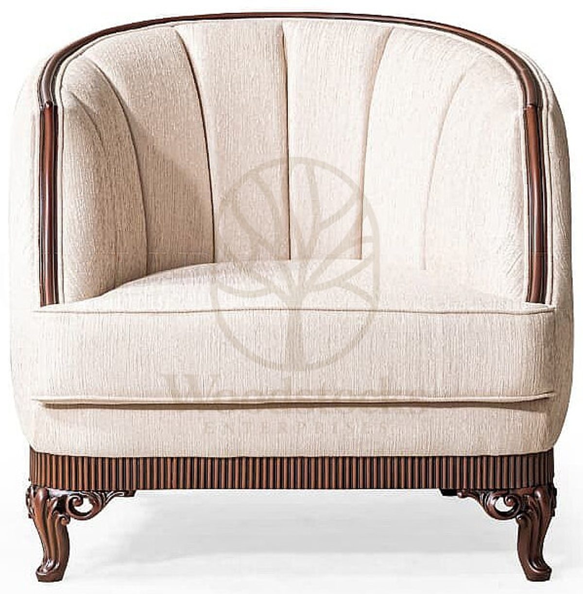 Luxury Karya Beige Handcrafted Teak Sofa Set, Saharanpur, view 5