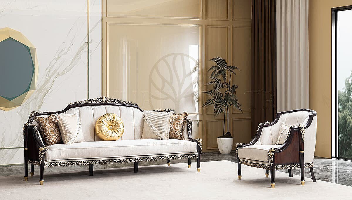 Royal Jorella Hand Carved Teak Sofa Set, Saharanpur, view 2