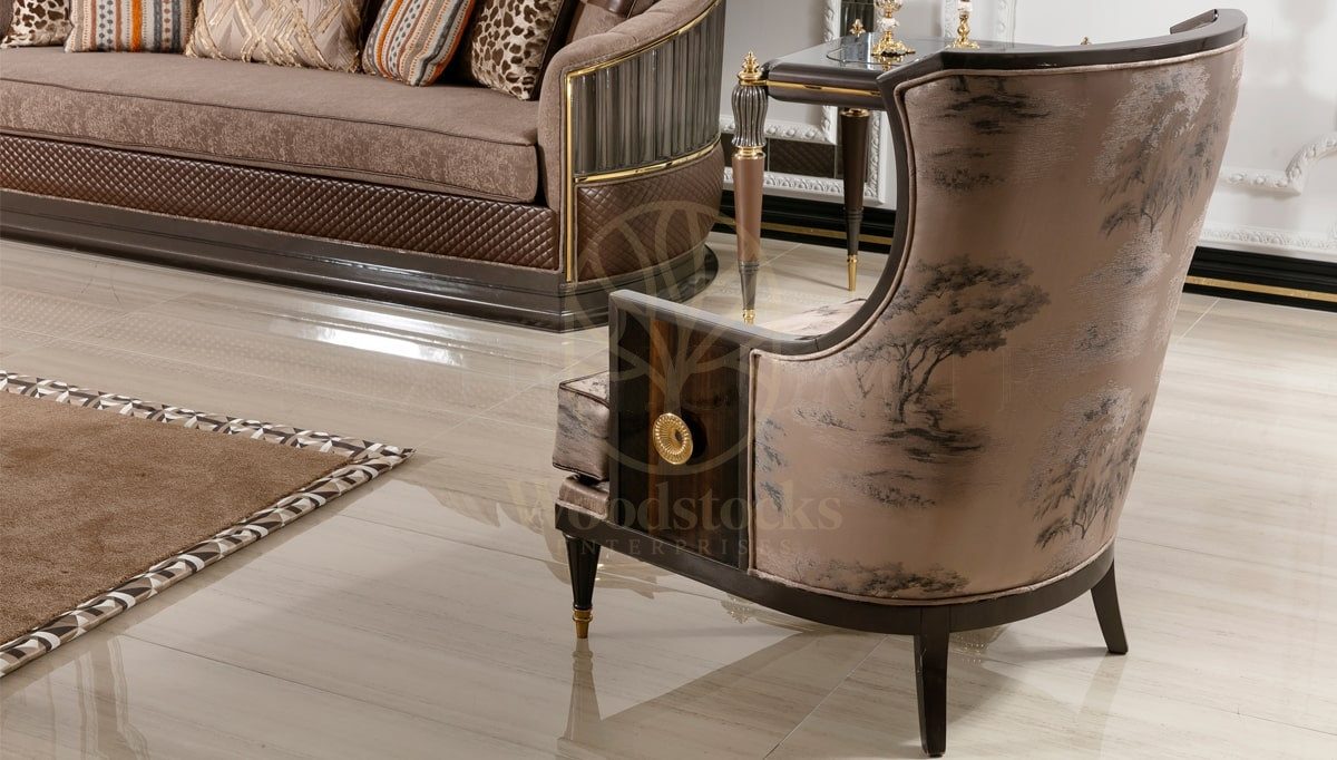Luxury Estelya Handcrafted Teak Sofa Set, Saharanpur, view 7