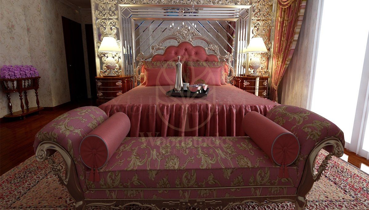 Royal Kozani Hand Carved Teak King Size Bed, Saharanpur, view 3
