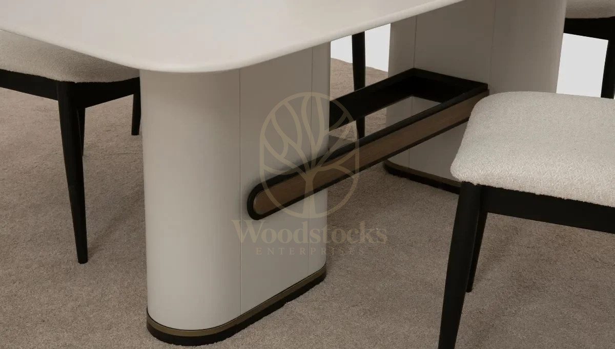 Luxury Elano Handcrafted Teak Dining Table Set, Saharanpur, view 4
