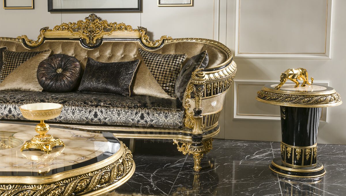 Royal Anemon Hand Carved Teak Sofa Set, Saharanpur, view 8