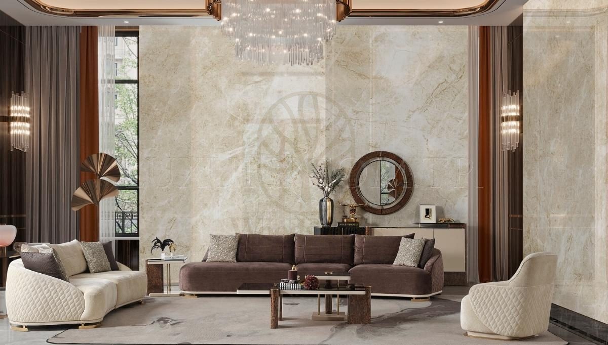 Luxury Lilia Handcrafted Teak Sofa Set, Saharanpur, view 4