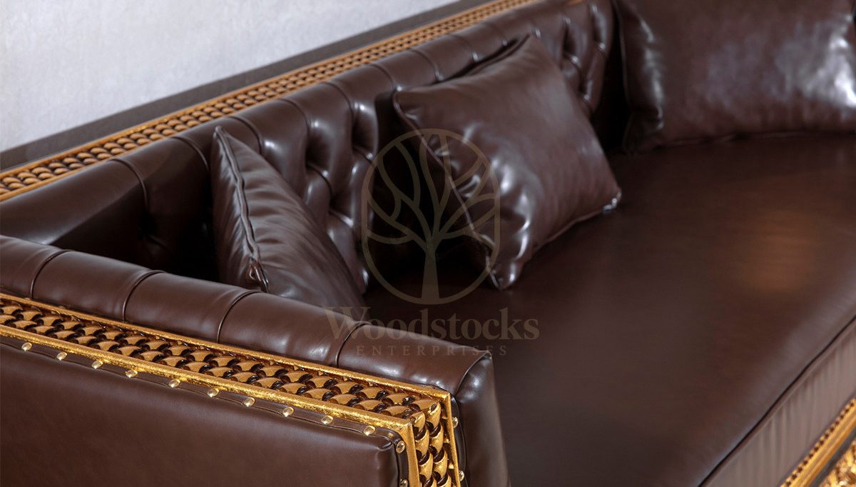 Royal Hunkar Hand Carved Teak Office Table, Saharanpur, view 6