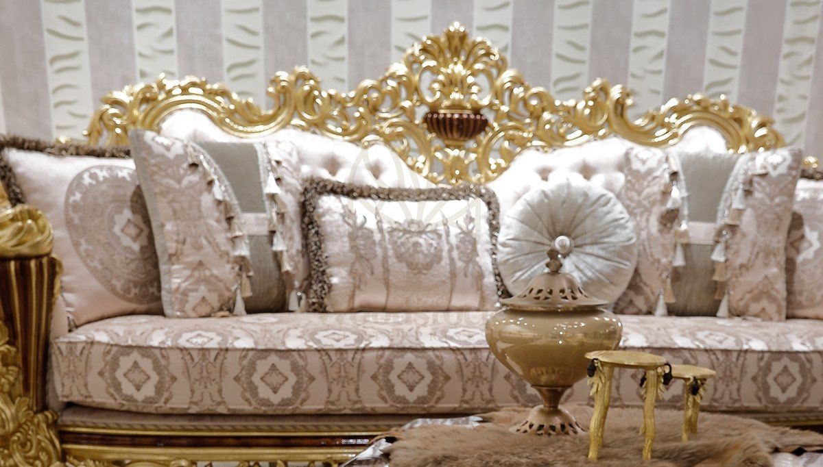 Royal Laveras Hand Carved Teak Sofa Set, Saharanpur, view 4