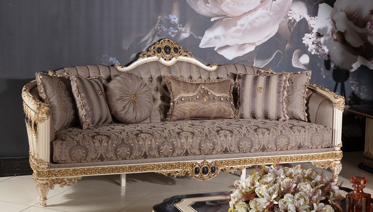 Royal Palmera Hand Carved Teak Sofa Set, Saharanpur, view 6