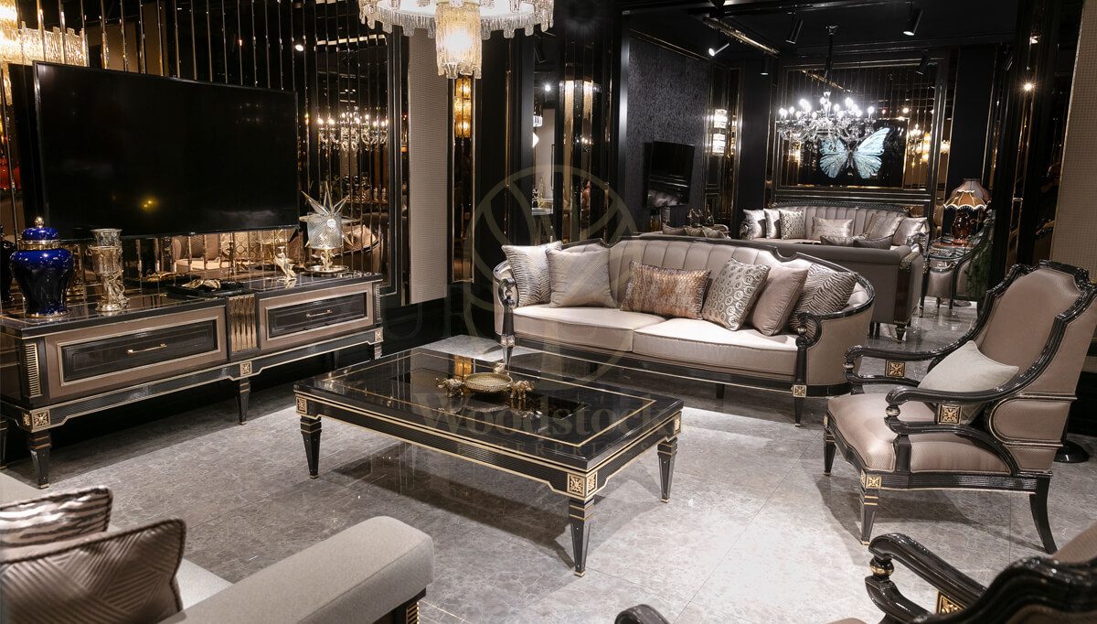 Luxury Caserta Handcrafted Teak Sofa Set, Saharanpur, view 2